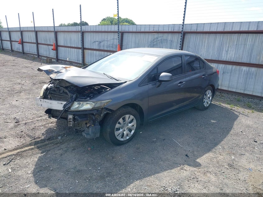 2012 HONDA CIVIC VIN: 2HGFB2F50CH561819