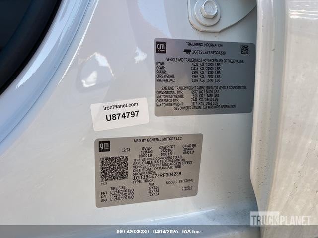 2024 GMC SIERRA 2500HD 4WD  STANDARD BED PRO - 1GT19LE73RF304239