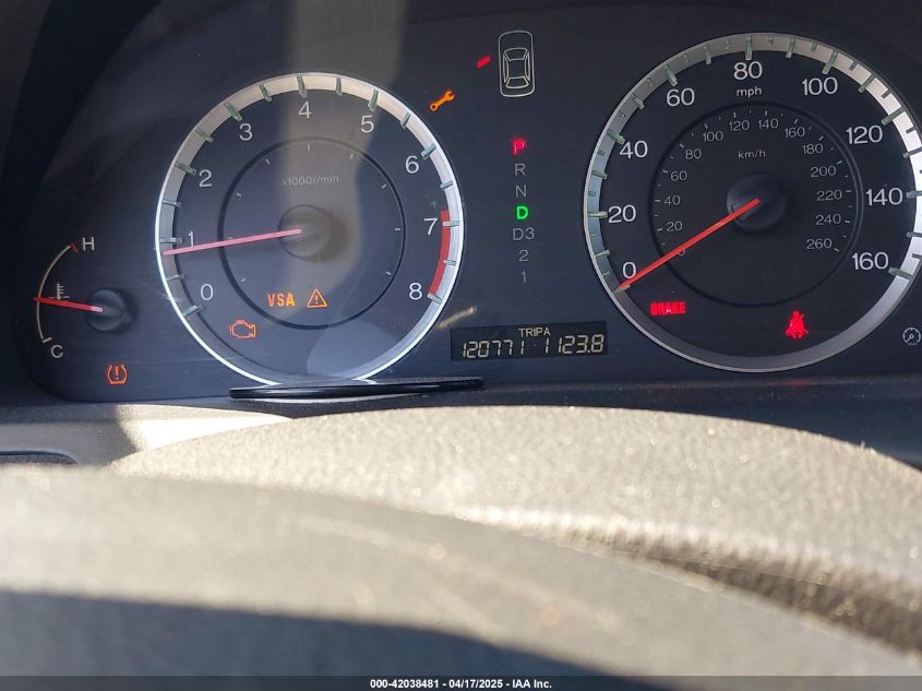 2010 Honda Accord 2.4 Lx-P VIN: 1HGCP2F42AA127747 Lot: 42038481