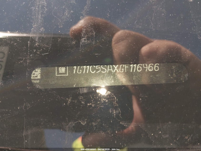 2016 CHEVROLET MALIBU LIMITED LT - 1G11C5SAXGF116966