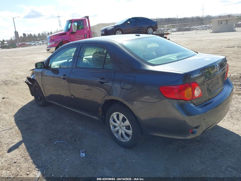 2009 TOYOTA COROLLA VIN: 1NXBU40E89Z103135