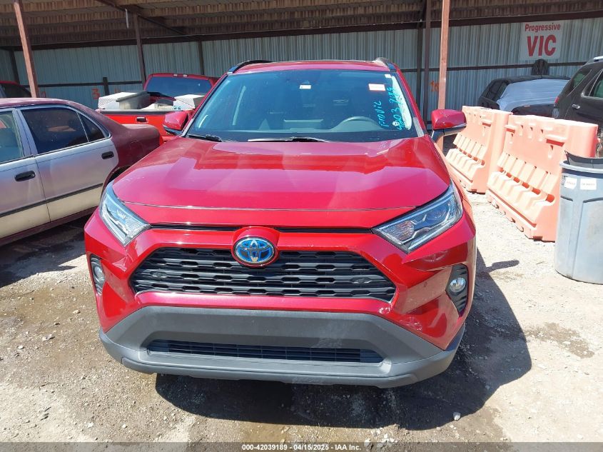 2021 Toyota Rav4 Hybrid Xle Premium VIN: 4T3B6RFV7MU033271 Lot: 42039189