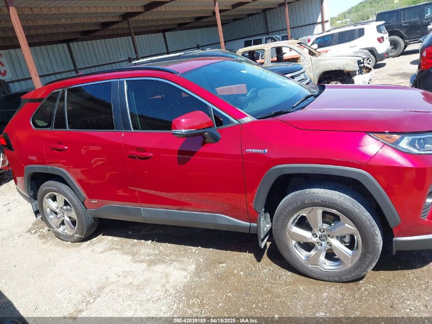2021 Toyota Rav4 Hybrid Xle Premium VIN: 4T3B6RFV7MU033271 Lot: 42039189