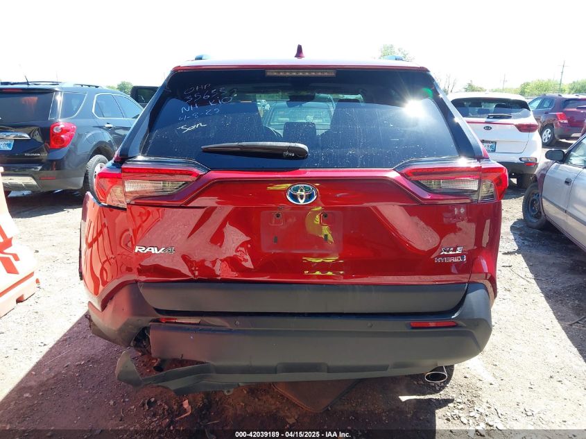 2021 Toyota Rav4 Hybrid Xle Premium VIN: 4T3B6RFV7MU033271 Lot: 42039189