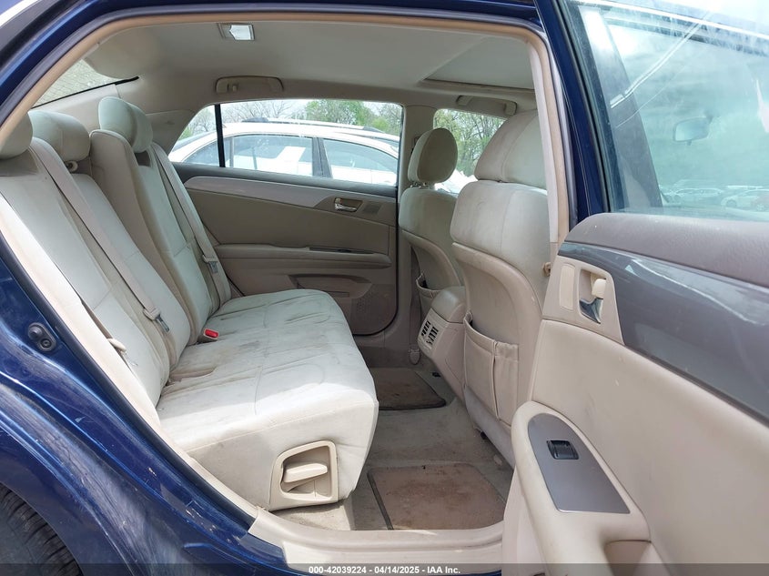 2006 TOYOTA AVALON VIN: 4T1BK36B96U073278