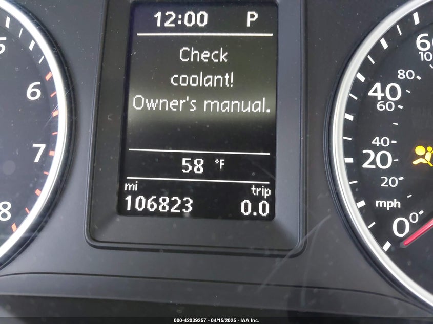 2016 VOLKSWAGEN TIGUAN S - WVGAV7AX0GW528750