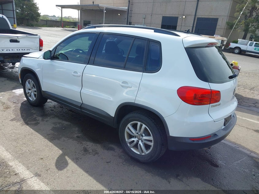 2016 VOLKSWAGEN TIGUAN S - WVGAV7AX0GW528750