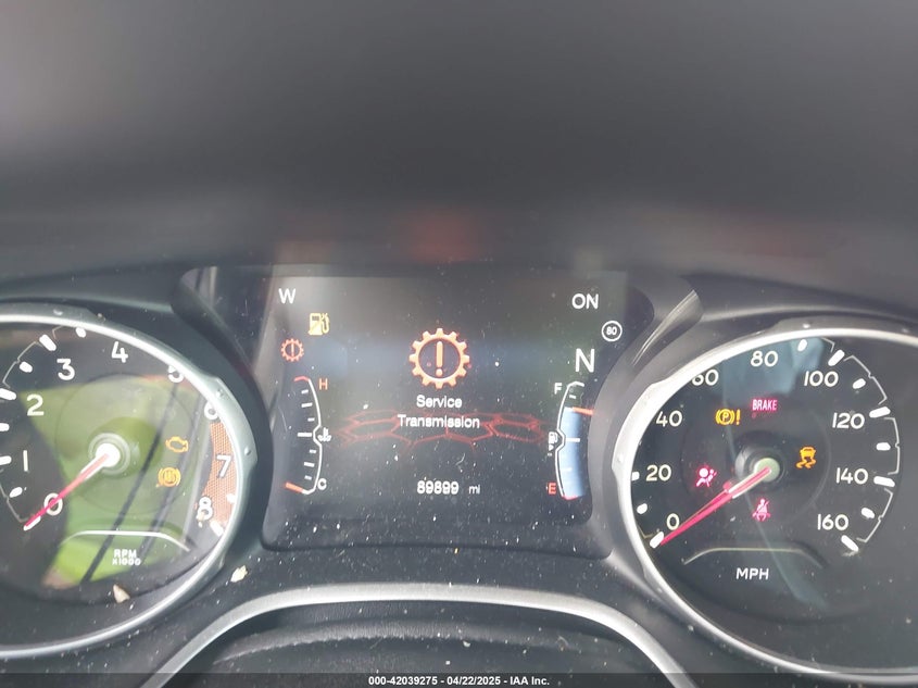 2019 Jeep Compass Latitude Fwd VIN: 3C4NJCBB9KT677508 Lot: 42039275