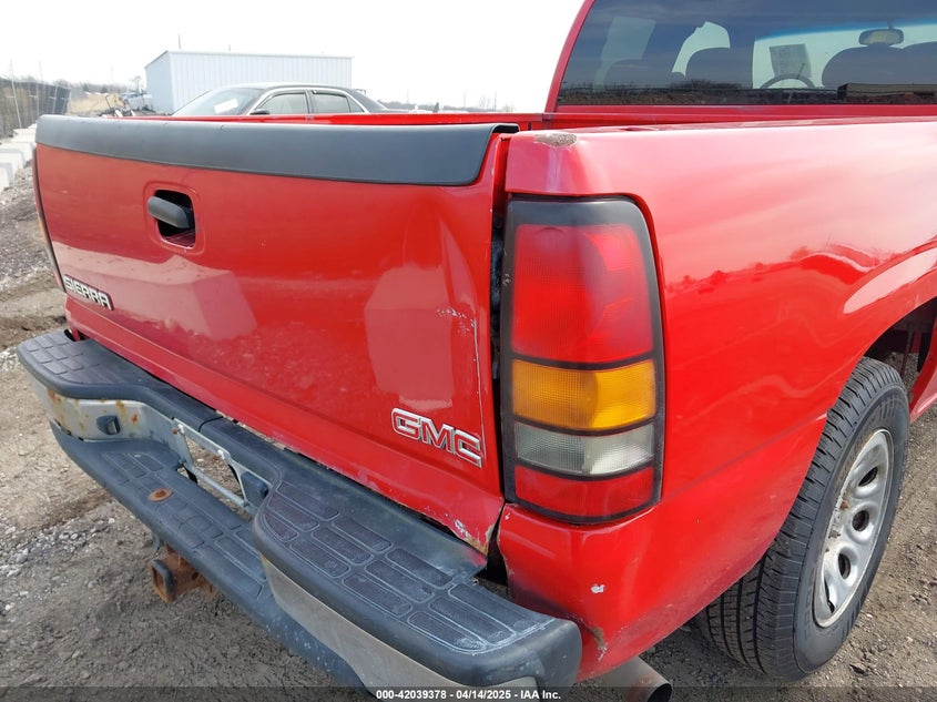 2006 GMC SIERRA 1500 VIN: 1GTEC19Z76Z290987
