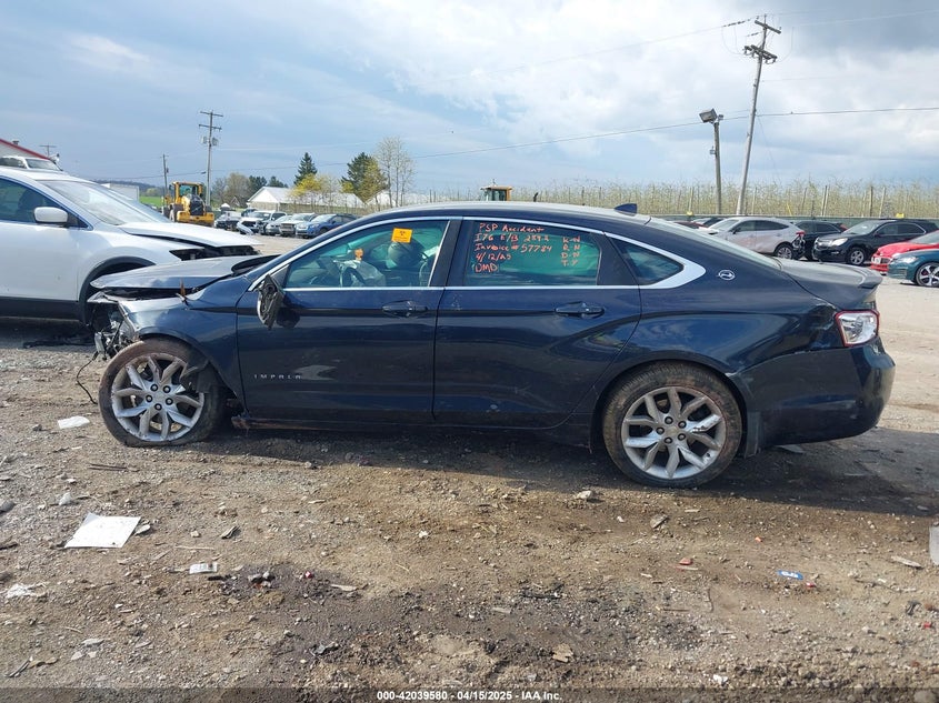 2014 CHEVROLET IMPALA VIN: 2G1125S34E9182682