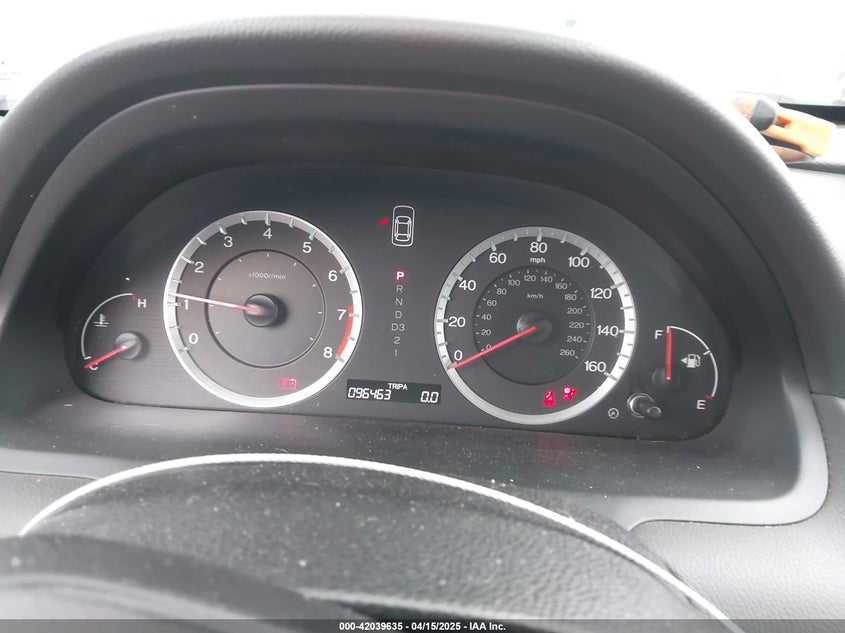 2009 HONDA ACCORD VIN: 1HGCP263X9A024952
