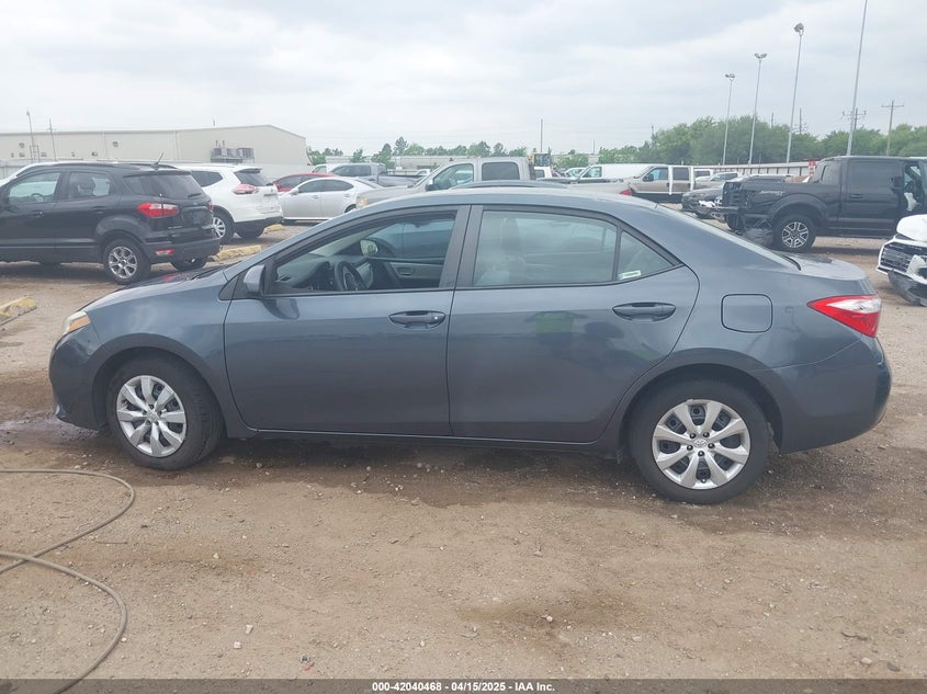 2015 TOYOTA COROLLA VIN: 2T1BURHE3FC323510