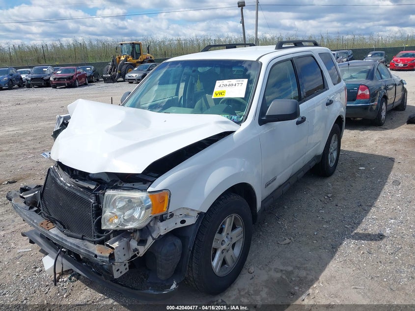 2008 FORD ESCAPE VIN: 1FMCU59H48KC09874