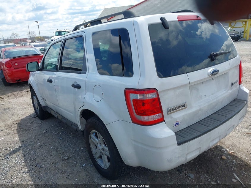 2008 FORD ESCAPE VIN: 1FMCU59H48KC09874