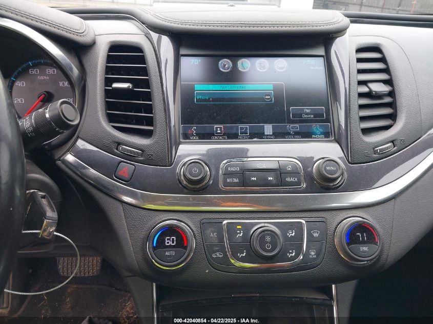 2016 Chevrolet Impala 1Lt VIN: 2G1105SA7G9204844 Lot: 42040854