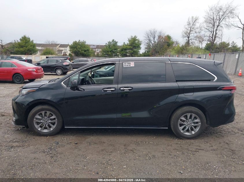 2022 Toyota Sienna Xle VIN: 5TDYRKEC3NS111265 Lot: 42041080