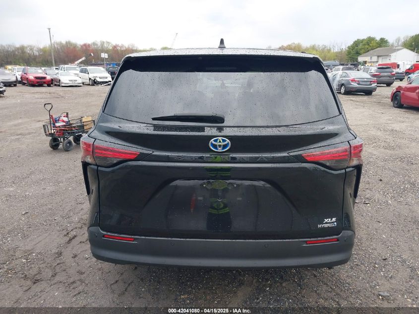 2022 Toyota Sienna Xle VIN: 5TDYRKEC3NS111265 Lot: 42041080