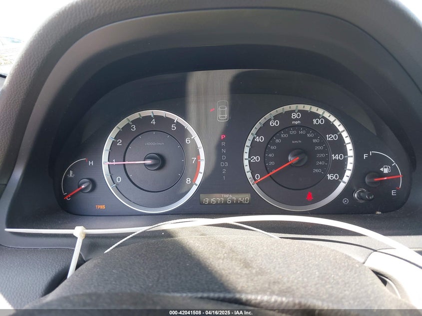 2009 HONDA ACCORD VIN: 1HGCP36869A025291