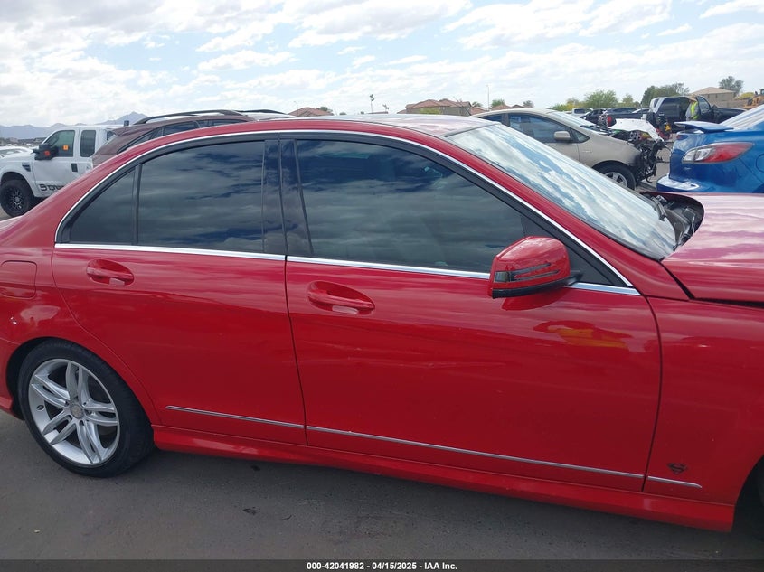 2013 MERCEDES-BENZ C 250 VIN: WDDGF4HB0DA807120