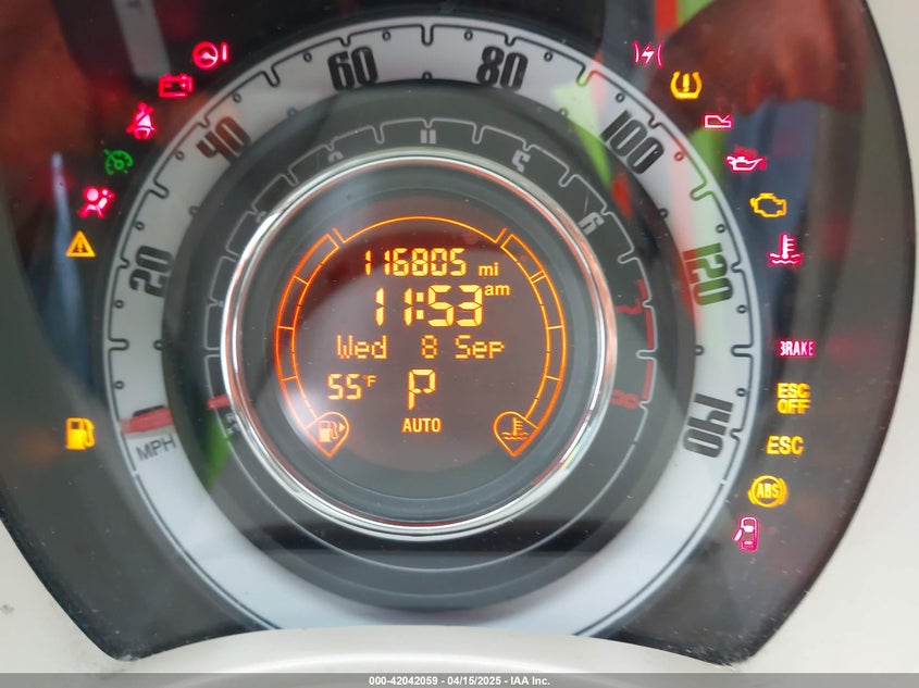 2012 FIAT 500C VIN: 3C3CFFDR7CT120509