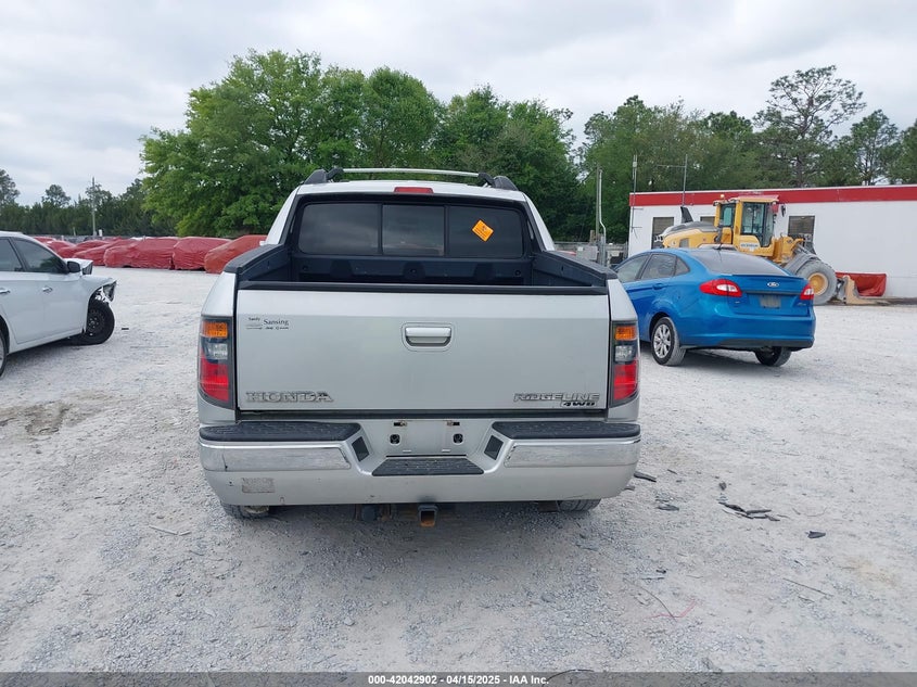 2008 HONDA RIDGELINE VIN: 2HJYK16568H527114