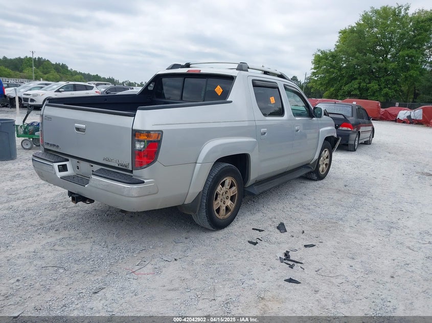2008 HONDA RIDGELINE VIN: 2HJYK16568H527114