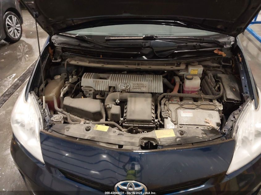 2012 Toyota Prius Two VIN: JTDKN3DU0C1536969 Lot: 42043131