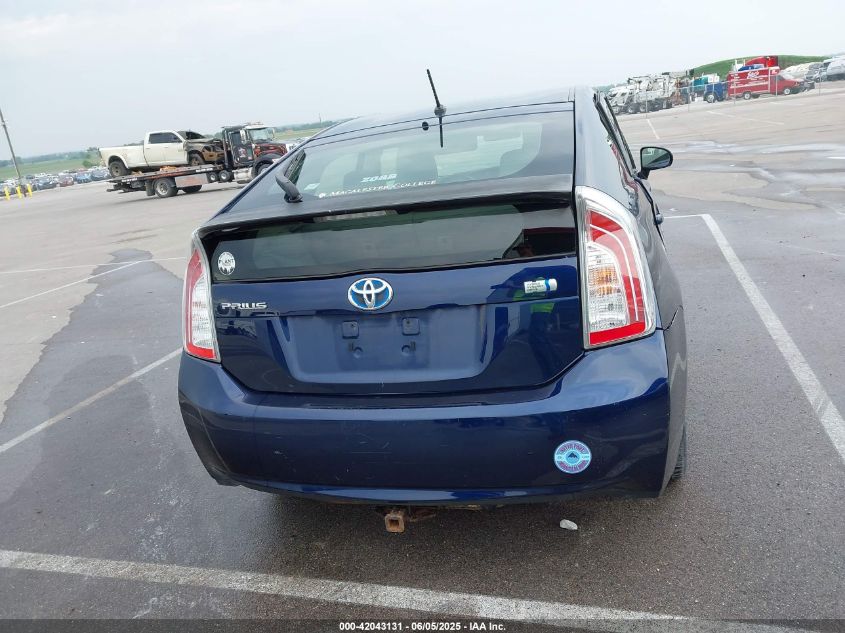 2012 Toyota Prius Two VIN: JTDKN3DU0C1536969 Lot: 42043131