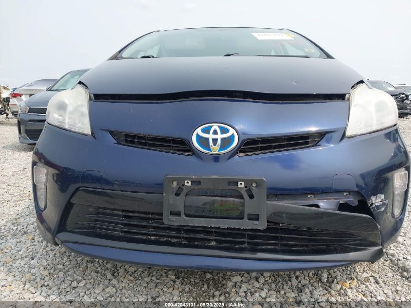 2012 Toyota Prius Two VIN: JTDKN3DU0C1536969 Lot: 42043131