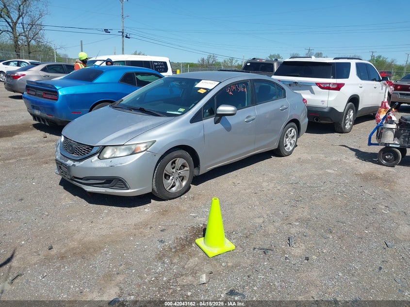 2014 HONDA CIVIC VIN: 19XFB2F53EE052885