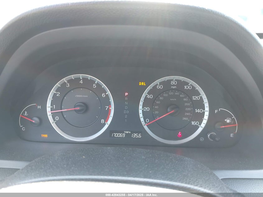 2009 HONDA ACCORD VIN: 1HGCP36879A006765