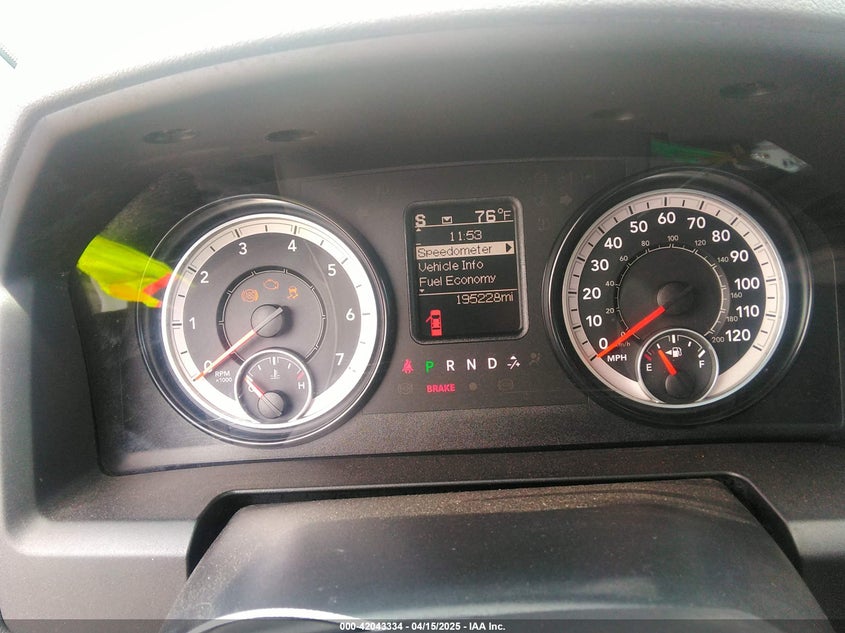 2016 RAM 1500 TRADESMAN - 1C6RR6FG3GS414559