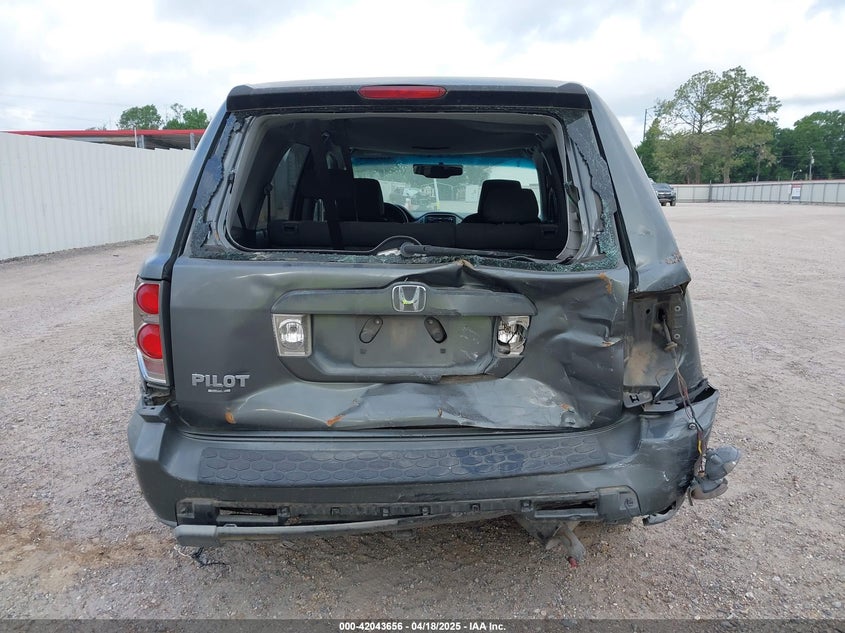 2007 Honda Pilot Lx VIN: 5FNYF28137B016831 Lot: 42043656