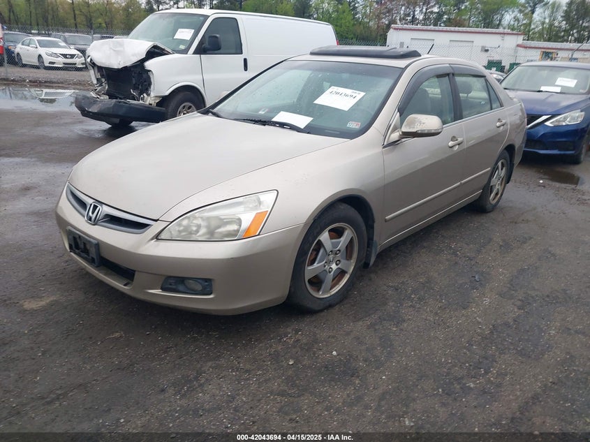 2007 HONDA ACCORD HYBRID VIN: JHMCN36457C001856