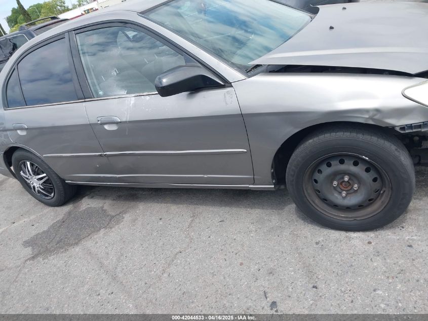 2005 Honda Civic Lx VIN: 0JHMES16525S00480 Lot: 42044533