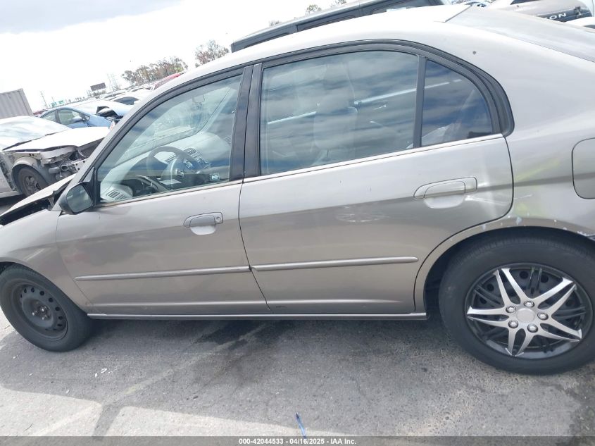 2005 Honda Civic Lx VIN: 0JHMES16525S00480 Lot: 42044533