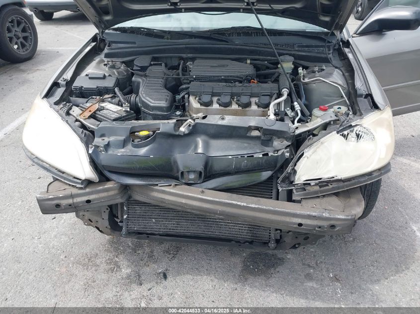 2005 Honda Civic Lx VIN: 0JHMES16525S00480 Lot: 42044533