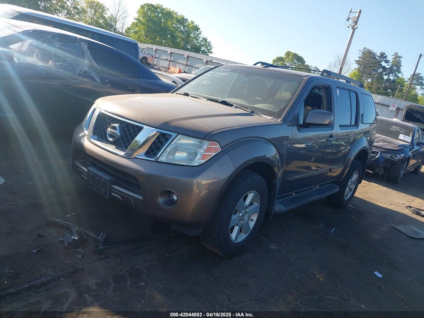 2008 NISSAN PATHFINDER VIN: 5N1AR18B78C606441