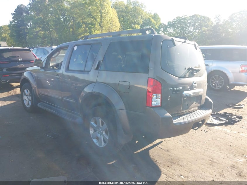 2008 NISSAN PATHFINDER VIN: 5N1AR18B78C606441