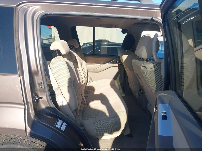 2008 NISSAN PATHFINDER VIN: 5N1AR18B78C606441