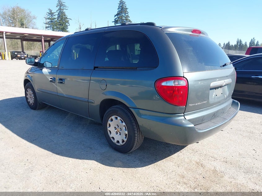 2002 Chrysler Town & Country Lx grey van flexible 2C4GP44312R747072 photo #4