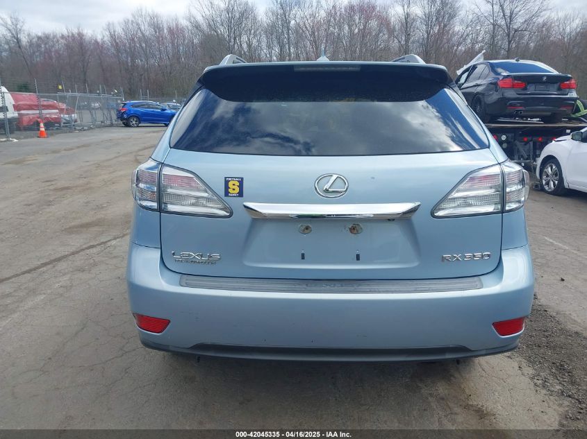 2010 Lexus Rx 350 VIN: 2T2BK1BA5AC067176 Lot: 42045335