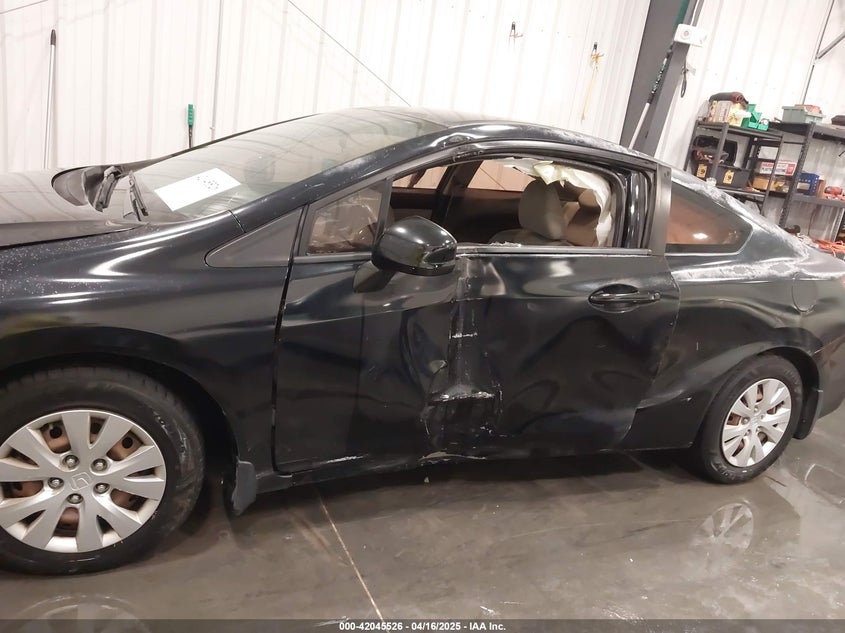 2012 HONDA CIVIC VIN: 2HGFG3B55CH559433