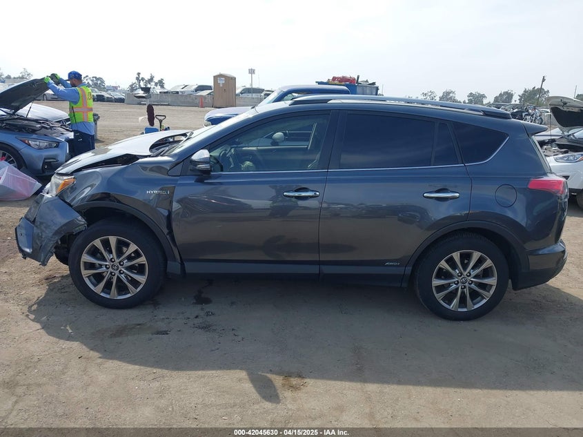 VIN JTMDJREV0JD175690 2018 TOYOTA RAV4 HYBRID LIMITED