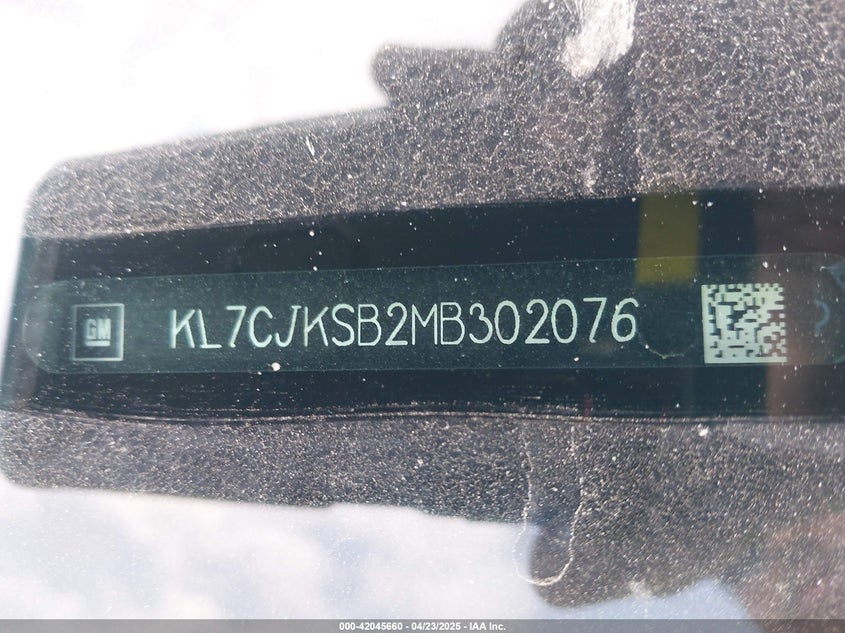 2021 CHEVROLET TRAX FWD LS - KL7CJKSB2MB302076