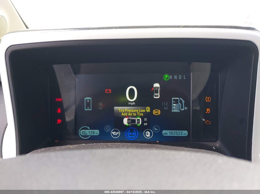 2011 CHEVROLET VOLT VIN: 1G1RC6E42BU103602