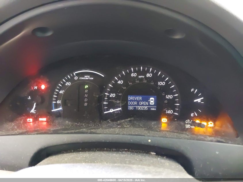 2008 TOYOTA CAMRY HYBRID VIN: JTNBB46K083045514