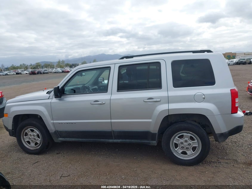 2011 JEEP PATRIOT VIN: 1J4NT1GAXBD284096