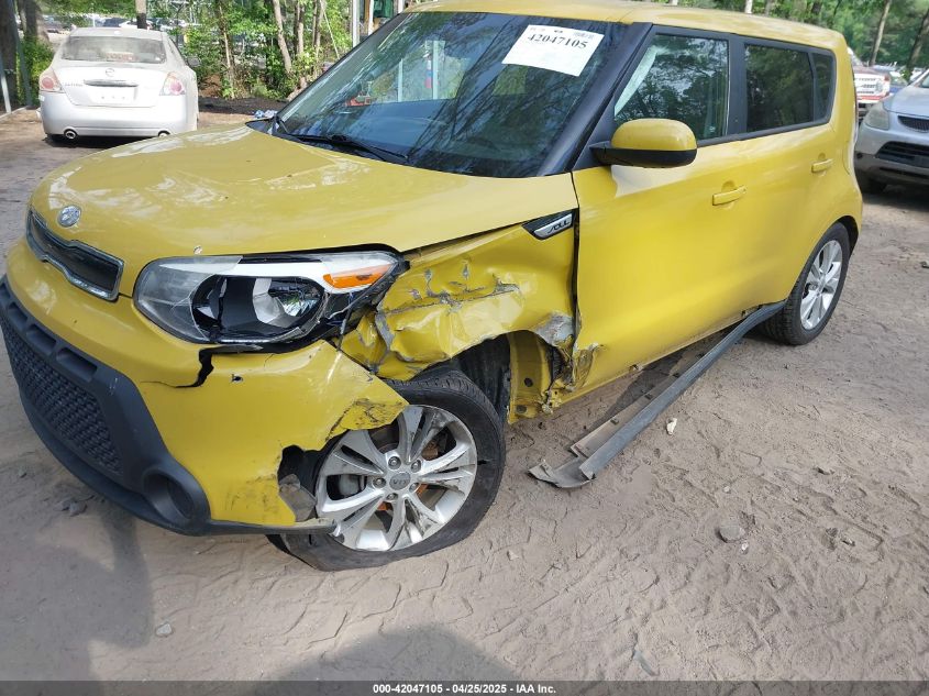 2015 Kia Soul + VIN: KNDJP3A5XF7140097 Lot: 42047105