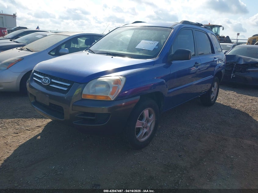 2007 KIA SPORTAGE VIN: KNDJF724277382562